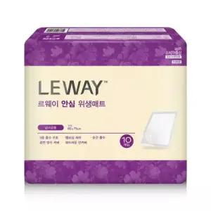 테온셀 미래생활 안심 르웨이 위생깔개매트 10개입 10팩 (총100개)