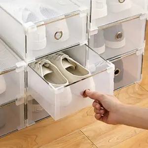 ( )신발케이스 투명 여성 화이트 슈즈정리함 투명신발수납정리함 신발장정리함케이스 슈즈수납함 투명신발