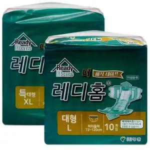 테온셀 정환 레디홈 매직 고급 성인기저귀 대형/특대형 1박스