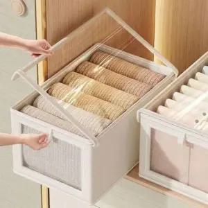 (타입 단일상품)옷정리함 정리함 리빙 박스 윈도우 수납함 공간 수납