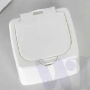 ( )원터치 사각 수납정리함 머리끈정리함 화장솜통 미니수납함 머리삔정리함 머리끈보관함