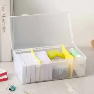 (옵션 투명)칸막이 소품 수납함 문구수납함 문구정리함