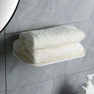 ( )소형 욕실 수납 거치대 무타공 욕실수납선반 플라스틱 접이식