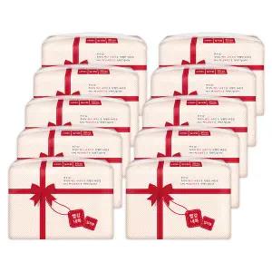 테온셀 빨강내복 속기저귀 일자형 30매x10팩