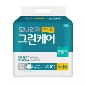 테온셀 모나리자 그린케어 언더웨어 중형 10매 팬티형 성인 기저귀