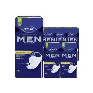 테온셀 테나 맨20매 6팩(레벨2) 남성전용 요실금패드 포맨 성인용기저귀
