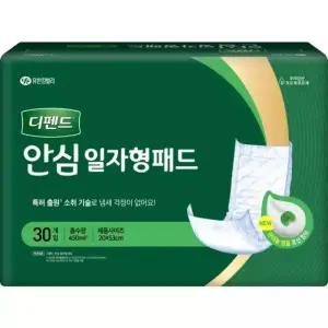 테온셀 디펜드 안심 일자형 패드 30개입