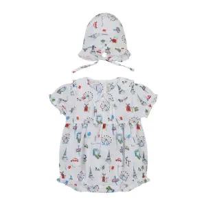 [압소바](의정부점)(26년 S/S 출산,백일선물) 르미디 우주복(보넷)/ IVORY