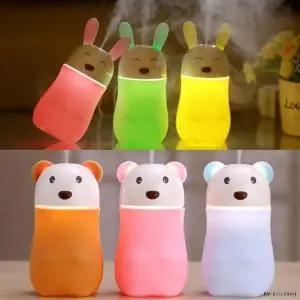 귀여운 애니멀 가습기 USB 무드등 탁상용 소형 선물용 취침등 가습기 미니