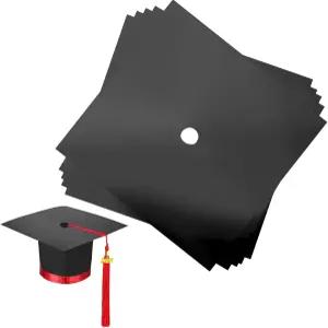 모티마인드 5개 메탈릭 그라데이션 캡 토퍼 헤비급 프리미엄 건설 용지 DIY 장식 (블랙)