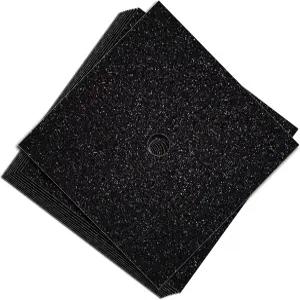 그레이드 캡용 글리터 헤비급 프리미엄 건설 용지 5장 DIY 캡 장식(블랙)