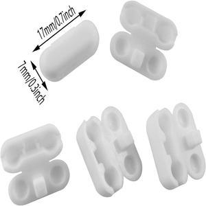 10pcs 플라스틱 롤러 블라인드 커넥터 당김 코드 체인 커튼 수직 조이