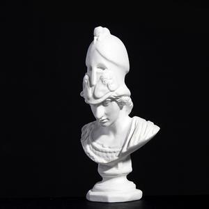 아테나 석고 조각 그리스 장식 고대 가정 조각상 모델 흉상 송진 신화