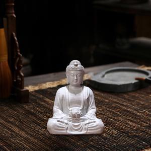 부처님 조각상 장식 피규어 휴대용 탁상 조각 수집 공예