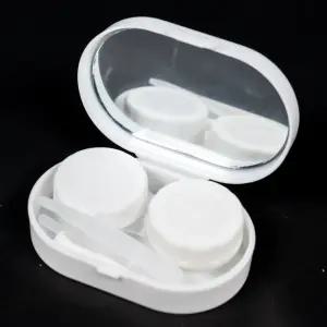 눈건강용품 휴대용 렌즈 케이스 거울내장 핀셋 리무버 세트 민트