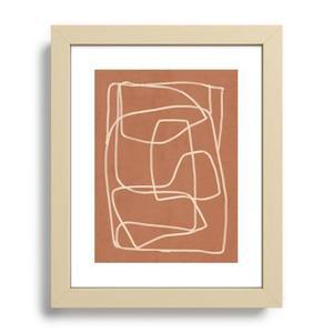 THINGDESIGN의 추상 라인 아트 22 XS 5CM 모던 메이플 25 프린트 액자 4X30 20 25