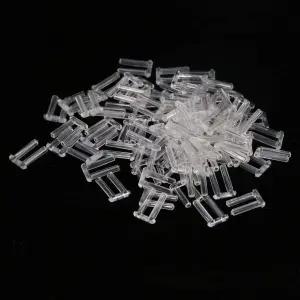 Pongnas 100pcs 림리스 프레임 슬리브 투명 08 플라스틱 70mm 14 압축 슬리브플러그100팩