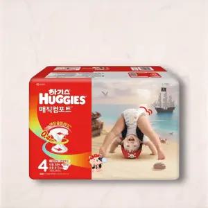 하기스 매직컴포트 밴드형 공용 4단계 58매 2팩