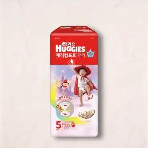 하기스 매직컴포트 팬티형 남아용 5단계 44매 2팩