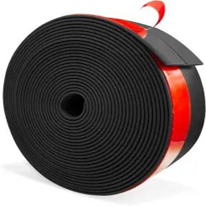 넓은 실리콘 웨더 스트리핑 2인치(W) x 20피트(L) 도어 드래프트 스토퍼 윈도우용 씰 스트립 및 샤워