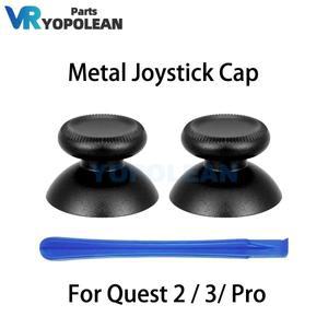 Meta Oculus Quest 2 용 개/몫  교체 로커 금속 아날로그 조이스틱 썸 버섯 캡 수리