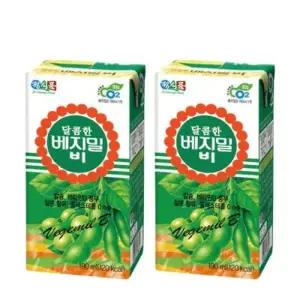 정식품 두유 달콤한 베지밀B 190ml 16팩x4개 총 64팩