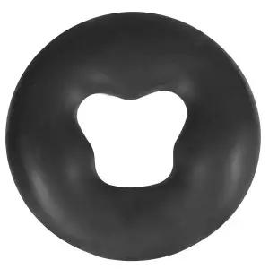 실리콘 마사지 얼굴 베개 O 모양 목화 패드 재사용 가능 얼굴 아래로 머리 받침 미용실 쿠션