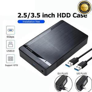 3.5인치 HDD 케이스 SATA to USB 3.0 어댑터 외장 하드 드라이브 SSD 디스크용) 450Mbs 10TB (PC 노트북용)