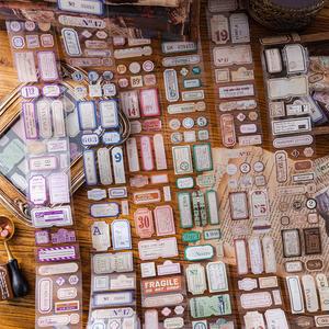 55MM 2M 라벨 이전 시리즈 테이프 스티커 스크랩북 레트로 재료 장식 편지지 WASHI 일기 마스킹 인감 DIY