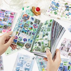 30 귀여운 다이 플래시 스크랩북 전화 편지지 장식 케이스 스티커 미적 콜라주 DIY 소재