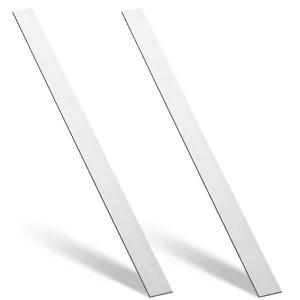 Zonon 2개 6061 알루미늄 플랫 바 1/8 두께 x 1인치 너비 36인치 길이 범용 플레이트 금속