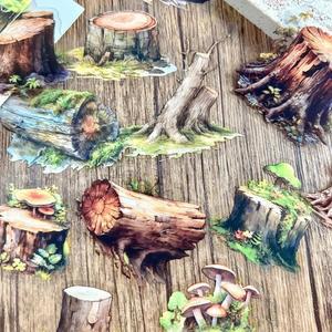 25 동물과 스티커 저널 일기 장식 스틱 편지지 미적 앨범 라벨 용품 정크