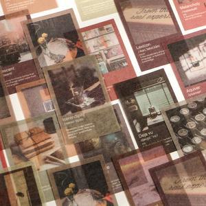 40 시간의 편지시 WASHI 종이 머리 기호 저널링 데코 장식 문구 스티커 일기 DIY