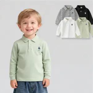 NEW보들자수 남아여아 긴팔 카라티셔츠 206093