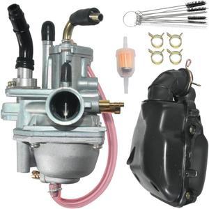 폴라리스 90용 프레데터 50 카뷰레터 스크램블러 수동 초크 90cc 100cc 에어 필터 박스 포함