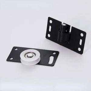 문짝 롤러 스테인리스 스틸 캐비닛 세트 나일론 도르래 슬라이딩 걸이 하드웨어 옷장 가구