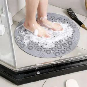 발 세척 욕실 매트 풋브러시 미끄럼방지 발바닥 각질 제거 청소 샤워실 위생 관리