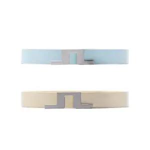 제이린드버그 남성 가죽 골프벨트 레몬 하늘색 2026