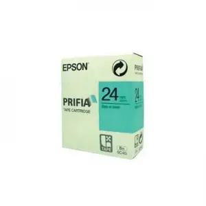 [골드스마일]라벨프린터 전용 리본 녹색 바탕 검정 글씨 매직 터치 컬러 네임