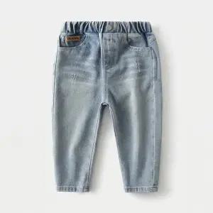 데미지워싱 남아여아 배기 데님 밴딩팬츠 206094