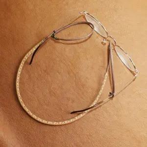 에치펠레 브라운 가죽으로 감싼 안경줄 ver2.교체형+ 안경줄