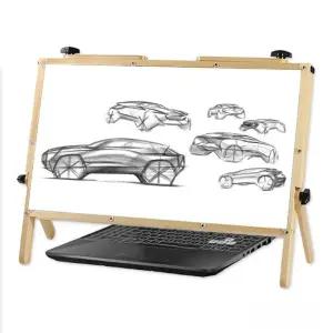 모니터 확대경 영화 영상 확대기 어르신용 미러링 노트북