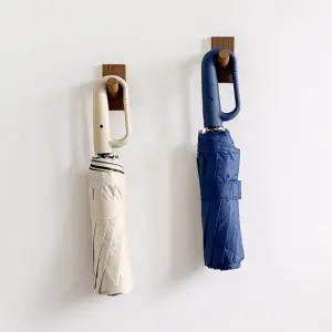 카라비너 3단 자동 우산 자외선차단 암막 우양산