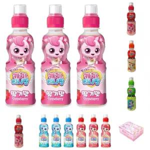 웅진 캐치 티니핑 딸기맛 200mlx24페트/젤리/사과칩/사탕/동결건조/과자/세트/말랑/스트로베리/복숭아맛/비