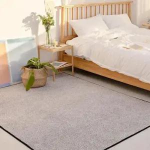 욕실매트 투톤 엠보 러그 차콜 150x200