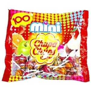 츄파춥스 미니 100개입 600g/캔디/막대/사탕/대용량/디저트/스틱/간식사탕/간식/답례품/드럼통/선물용/화이