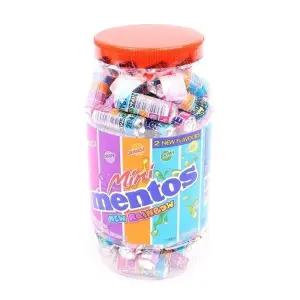 미니멘토스 레인보우 통 1000g(1개입)/어린이/간식/화이트데이/과일/사탕/캬라멜/멘토스/미니/맨토스/아이