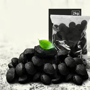 조개탄 야자숯 코코넛 브리켓 2Kg 개별포장 챠콜고급형 바베큐 구이용 연기없는 숯 캠핑용