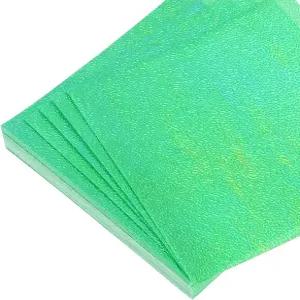 메카닉시 75매 글리터 종이접기 종이 4x4인치 반짝이는 사각형 접이식 시트 10x10cm DIY 아트용 유리질