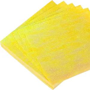 메카닉시티 100장 글리터 종이접기 종이 4x4인치 반짝이는 사각형 접이식 시트 10x10cm DIY 아트용